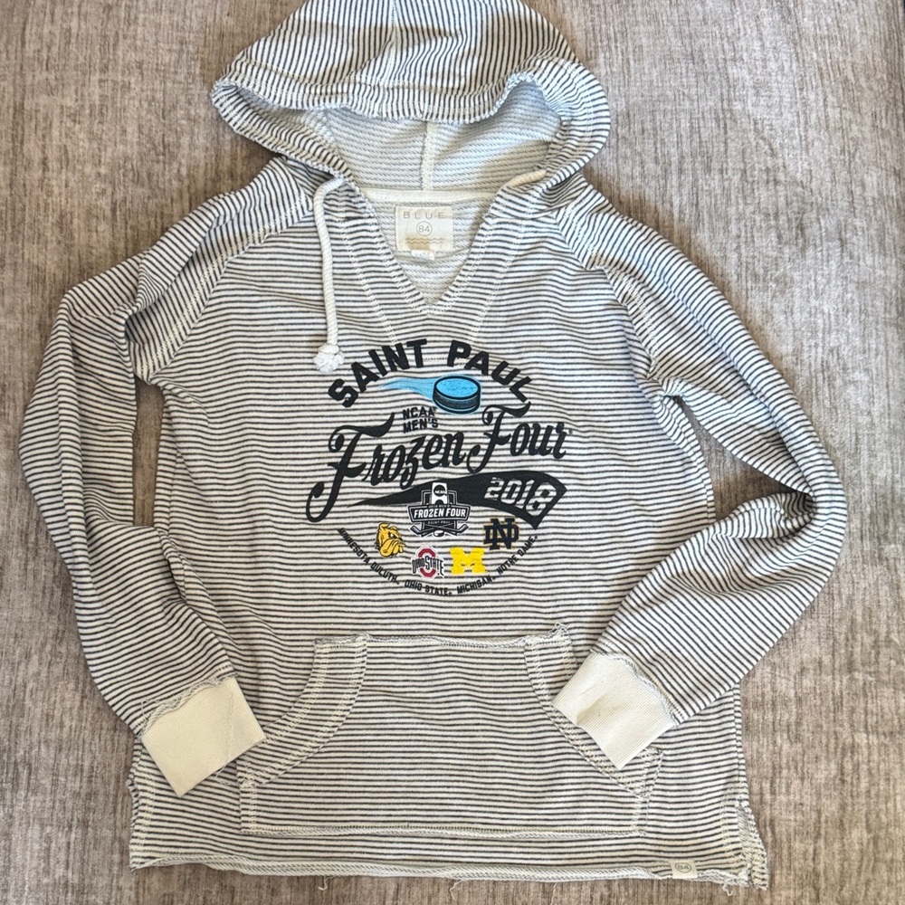 Saint Paul Frozen Four Striped Hoodie 2018